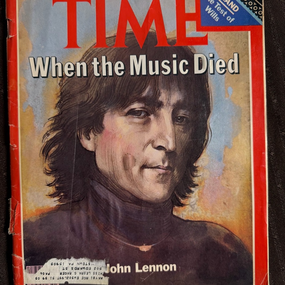 Vintage Time Magazine Cover - John Lennon
